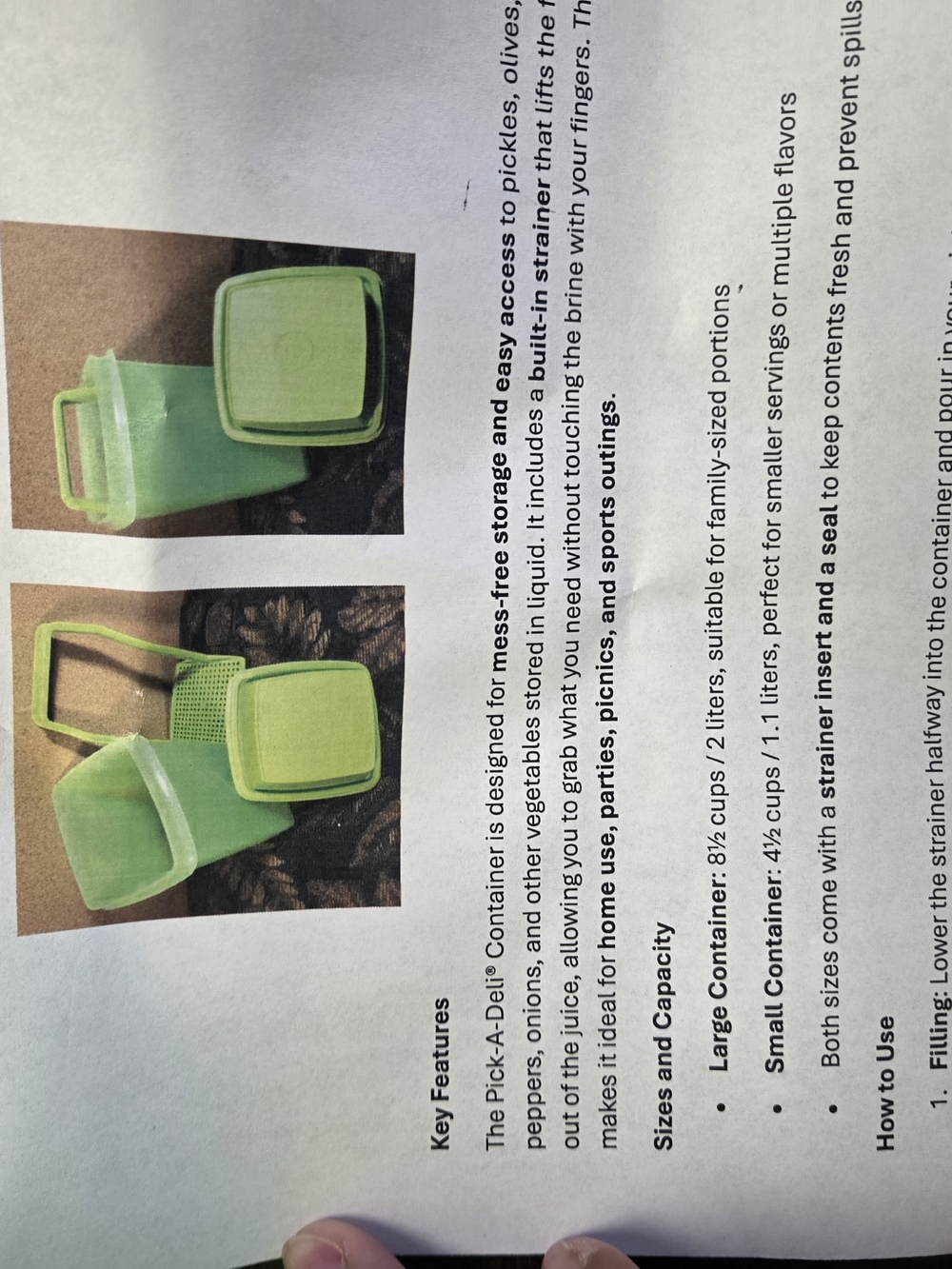 Tupperware Pick A Deli Container - Picture 4 of 6